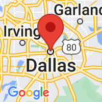 Map of Dallas TX US